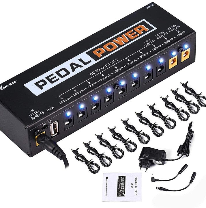 CHOISIR UNE ALIMENTATION PEDALES PEDALBOARD 