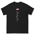 Polska T-shirt cadeau élégant avec drapeau signature - Pologne