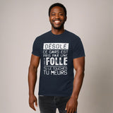 T-shirt cadeau humour québec pour homme