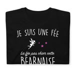 T-shirt cadeau humour La fée pas chier cette Béarnaise
