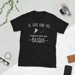 T-shirt cadeau humour femme basque : La fée pas chier