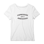 Capricieuse, Rebelle, Ariégeoise - T-shirt femme - impression FR - Ici & Là - T-shirts & Souvenirs de chez toi