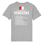 10 commandements vendéens - T-shirt coton bio - imprimé sur le dos fr - Ici & Là - T-shirts & Souvenirs de chez toi