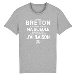 Breton toujours raison R - T-shirt coton bio - imprimé FR - Ici & Là - T-shirts & Souvenirs de chez toi
