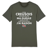Je ne ferme pas ma gueule Creusois - T_shirt standard coton bio - imprimé FR - Ici & Là - T-shirts & Souvenirs de chez toi