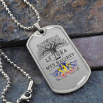 Collier et médaille pendentif militaire RACINES® Jurassiennes - cadeau pour Jurassien - Bijouterie