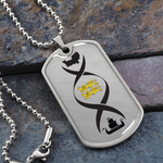 Collier et médaille pendentif militaire ADN® Normand - cadeau pour Normand - Bijouterie