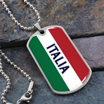 Médaillon militaire Italia - Cadeau pour les Italiens - Bijouterie