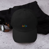 Battement de coeur aux couleurs de l'Arc-en-ciel LGBT - Dad hat - casquette classique - Ici & Là - T-shirts & Souvenirs de chez toi
