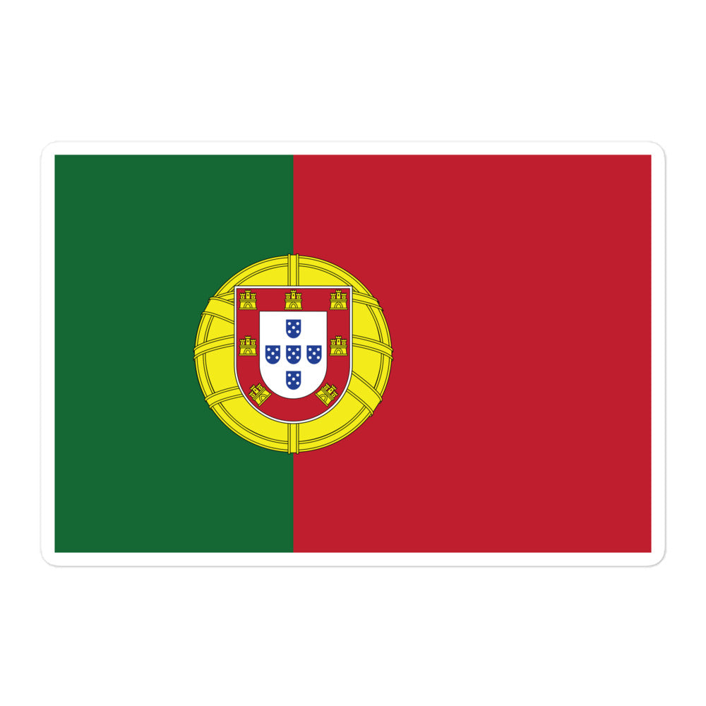 Autocollants Drapeau Portugal Pour Voiture - 2 Pièces En Métal, 5,8 X 1,4 Cm, Décoration Extérieure Durable - 2