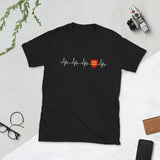 Normandie blason et battement de cœur - T-shirt Standard - Ici & Là - T-shirts & Souvenirs de chez toi