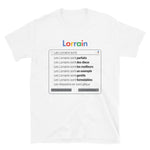 Les Lorrains sont des Dieux - parodie Gogole - T-shirt Standard - Ici & Là - T-shirts & Souvenirs de chez toi