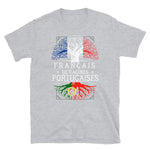 Français de Racines Portugaises - T-shirts Unisexe Standard - Ici & Là - T-shirts & Souvenirs de chez toi