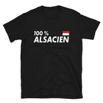 100 % Alsacien - T-shirt Standard - Ici & Là - T-shirts & Souvenirs de chez toi