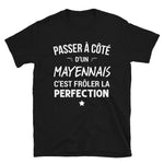 Passer à côté d'un Mayennais Frôler la perfection - T-shirt Standard - Ici & Là - T-shirts & Souvenirs de chez toi
