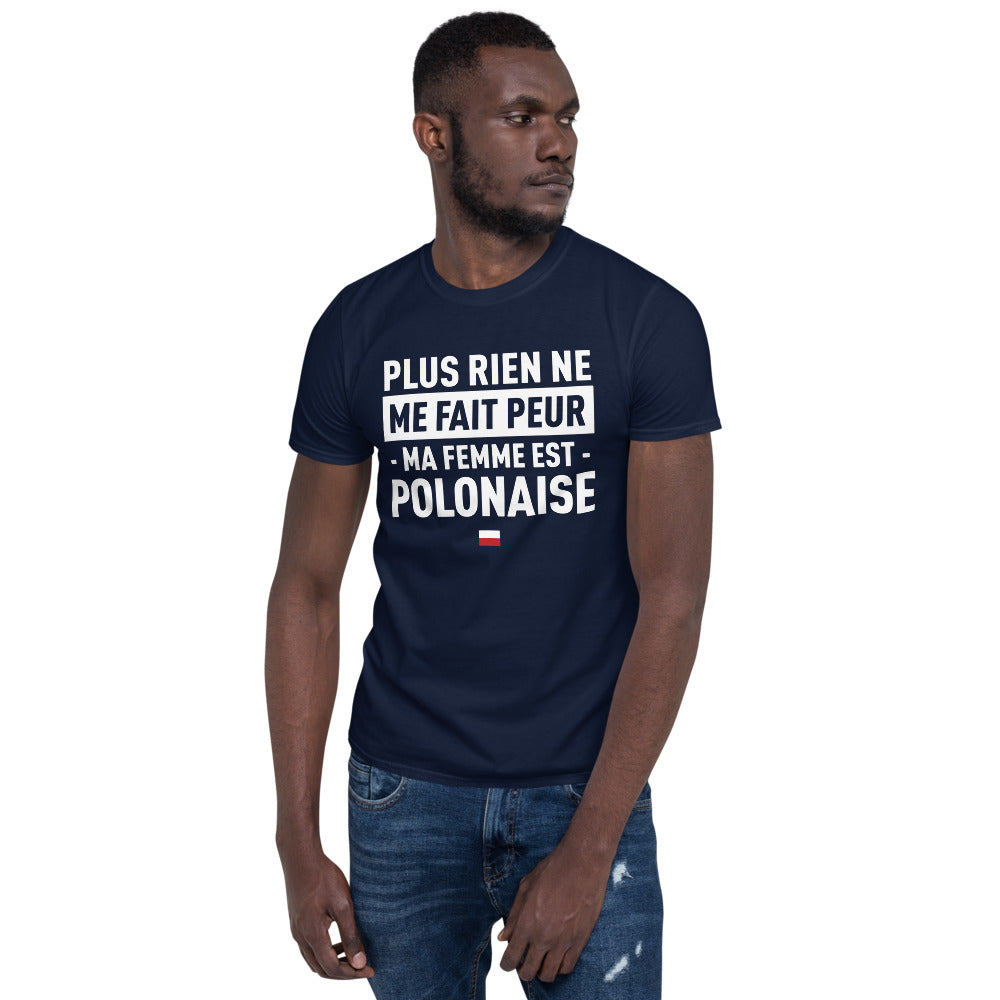 Ma femme est polonaise T shirt Standard Ici L T shirts