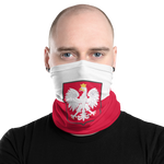 Pologne - Cache-cou - Bandeau - drapeau moderne - Ici & Là - T-shirts & Souvenirs de chez toi