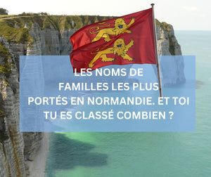 Les noms de familles normands les plus portés en Normandie par Département