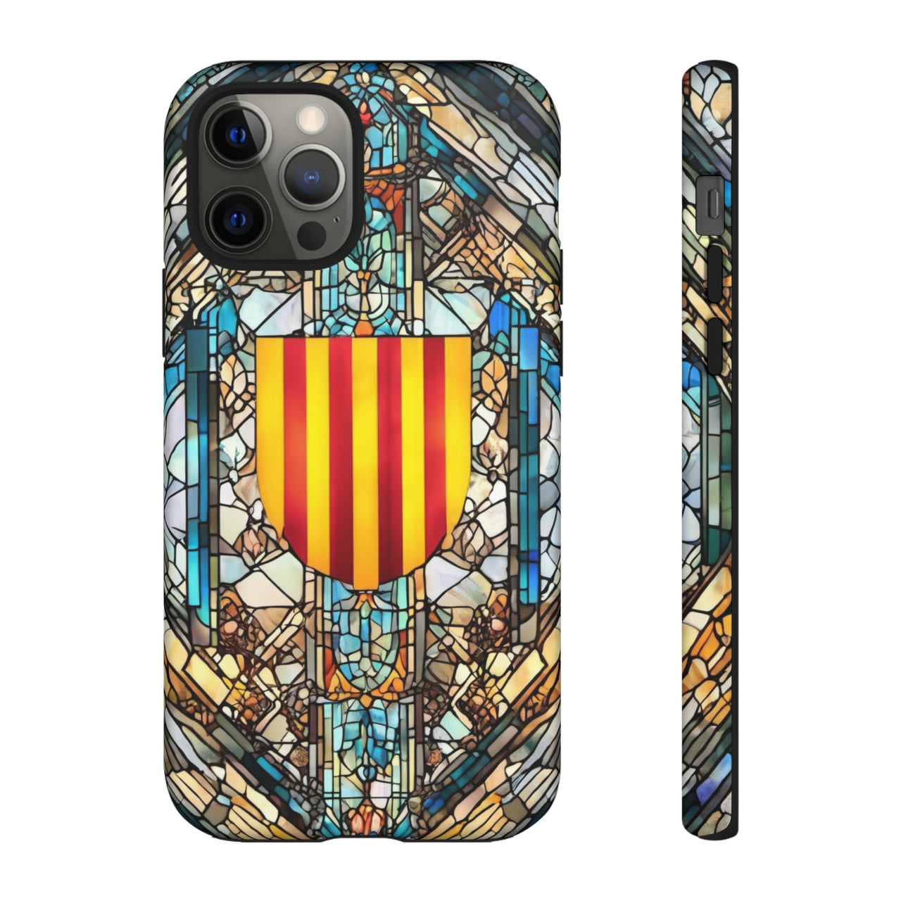 Coque Rigide iPhone - Blason provençal et vitrail - Provence