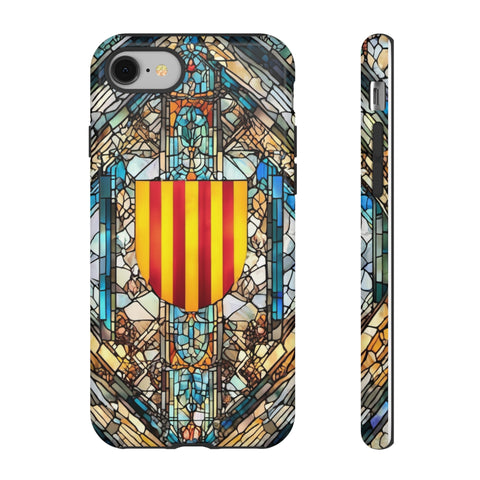 Coque Rigide iPhone - Blason provençal et vitrail - Provence