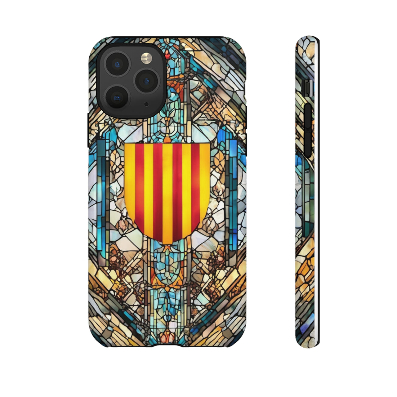 Coque Rigide iPhone - Blason provençal et vitrail - Provence