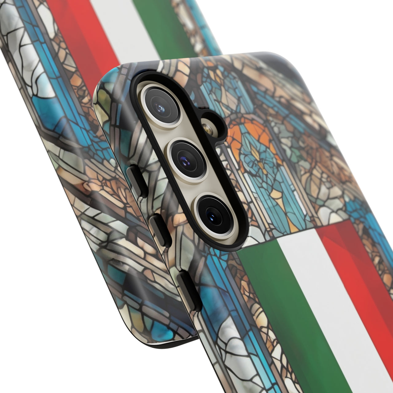 Coque Rigide iPhone - Blason italien et vitrail - Italie