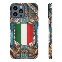 Thumbnail for Coque Rigide iPhone - Blason italien et vitrail - Italie