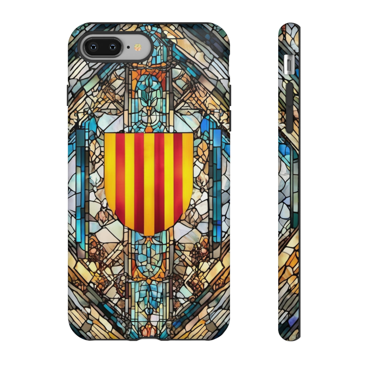 Coque Rigide iPhone - Blason provençal et vitrail - Provence