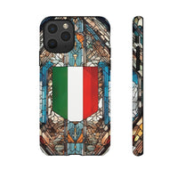 Thumbnail for Coque Rigide iPhone - Blason italien et vitrail - Italie