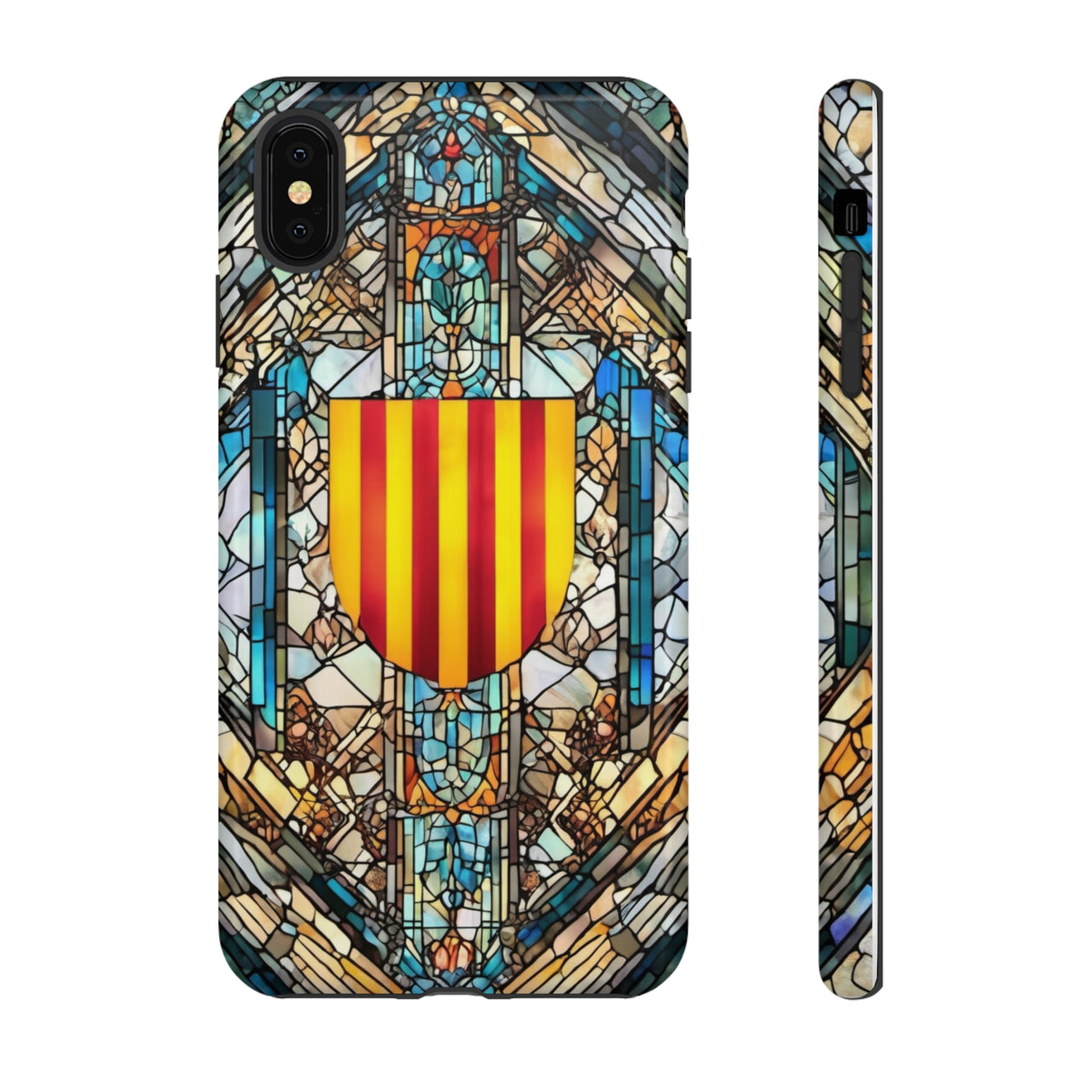 Coque Rigide iPhone - Blason provençal et vitrail - Provence