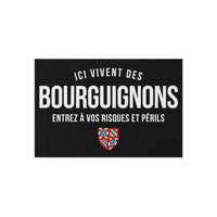 Thumbnail for Tapis paillasson Bourgogne - Ici vivent des Bourguignons