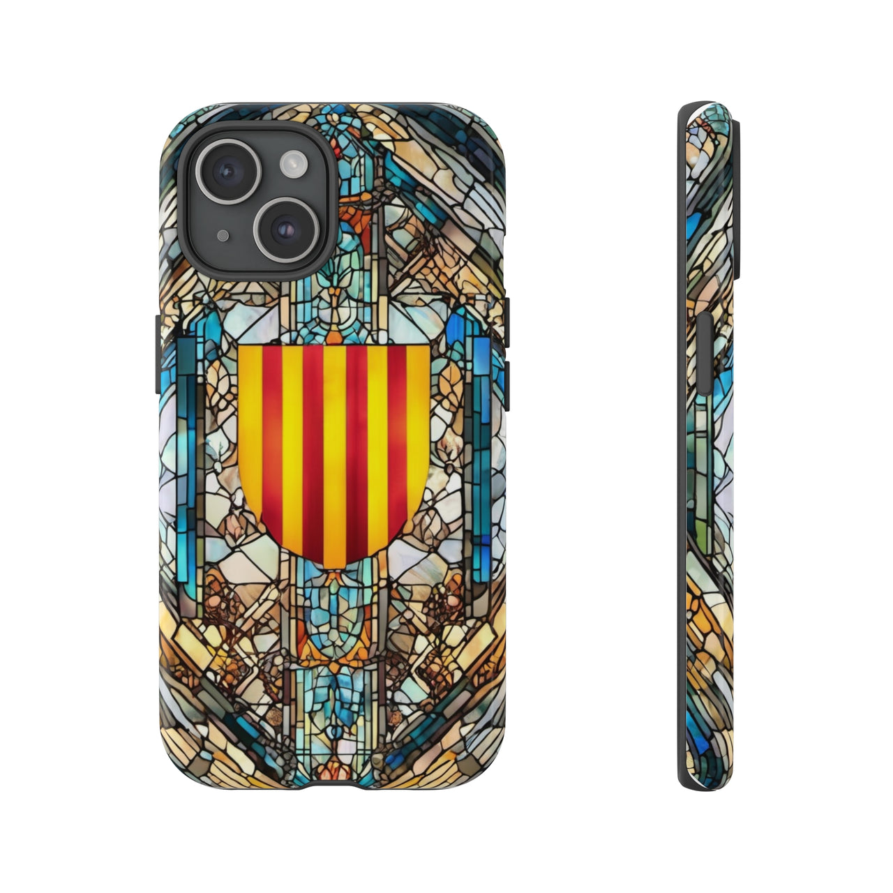 Coque Rigide iPhone - Blason provençal et vitrail - Provence