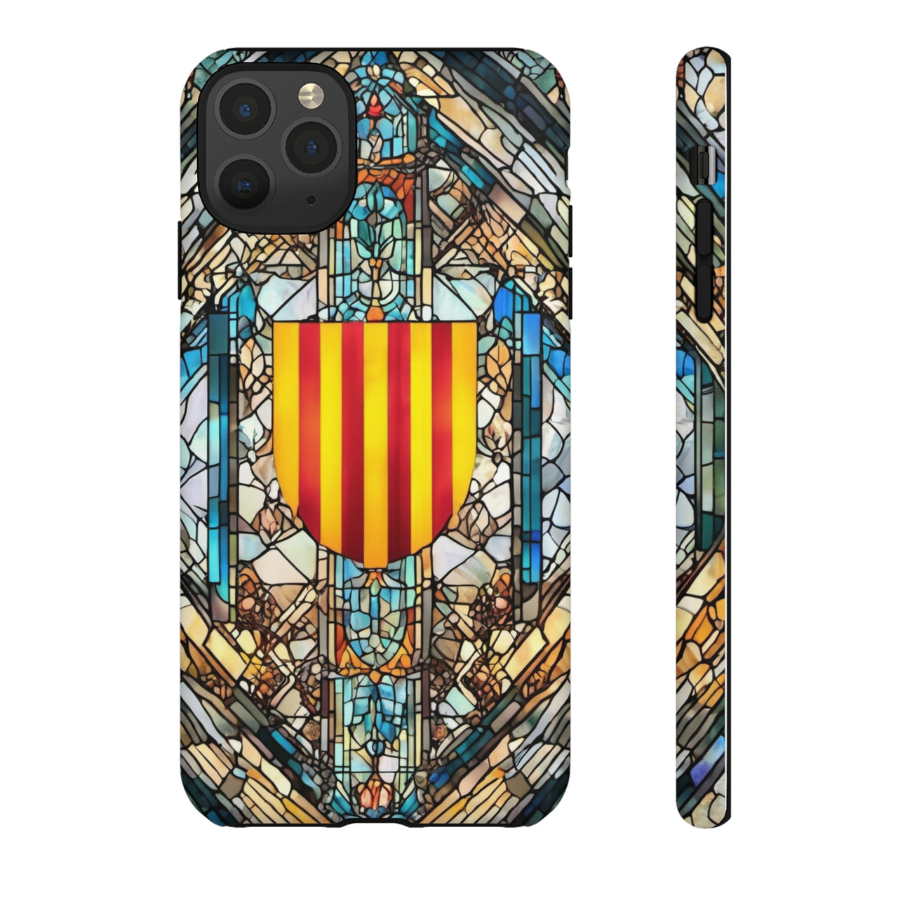 Coque Rigide iPhone - Blason provençal et vitrail - Provence