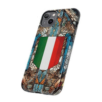 Thumbnail for Coque Rigide iPhone - Blason italien et vitrail - Italie