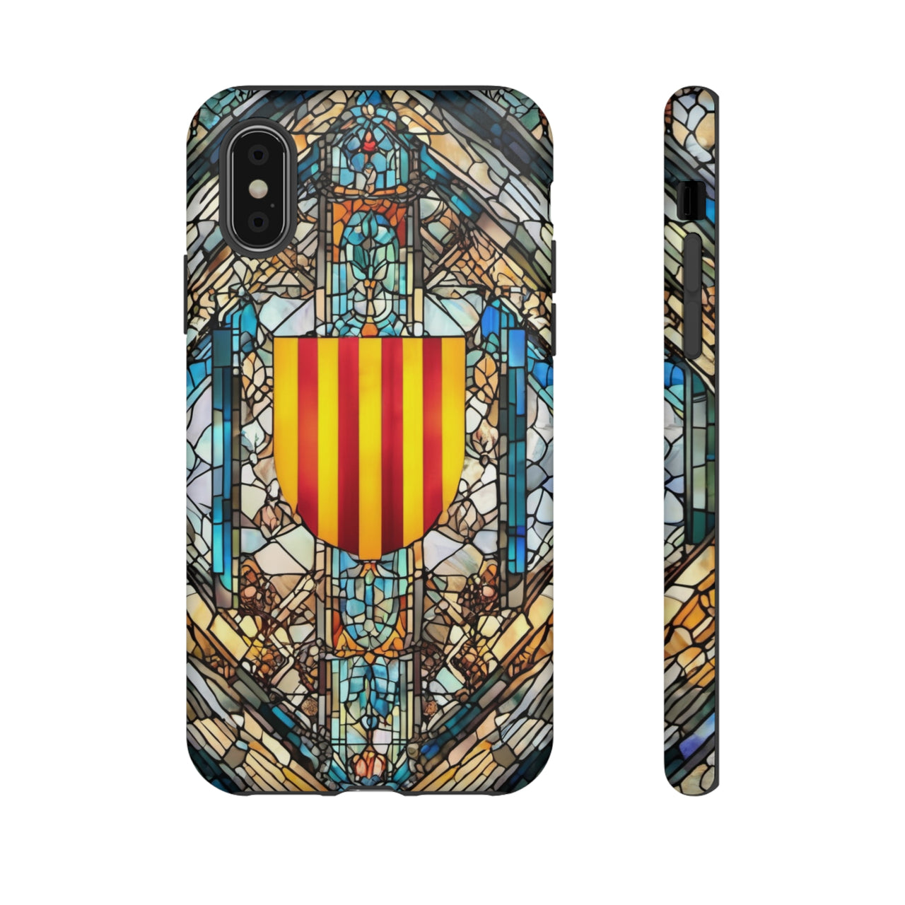 Coque Rigide iPhone - Blason provençal et vitrail - Provence