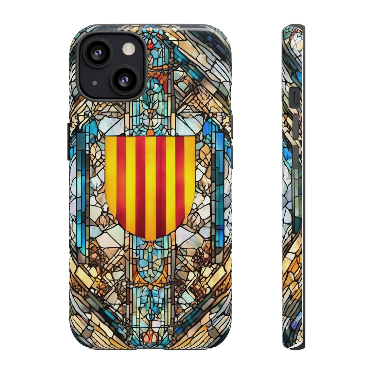 Coque Rigide iPhone - Blason provençal et vitrail - Provence