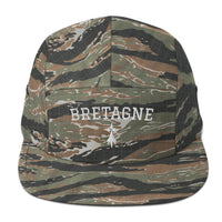 Thumbnail for Bretagne et hermine - Casquette BRODÉE premium 5 panneaux