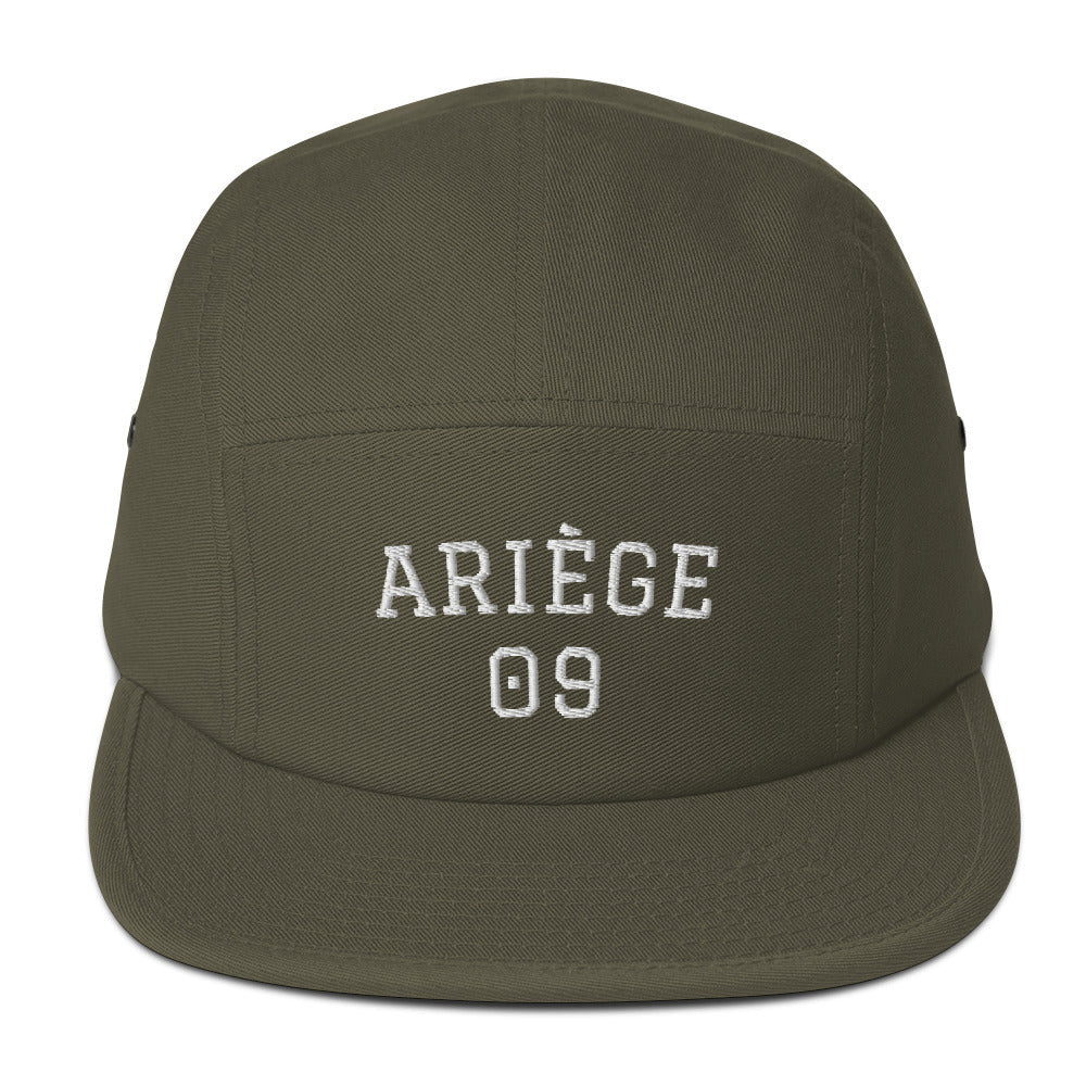 Ariège 09 - Casquette BRODÉE premium 5 panneaux