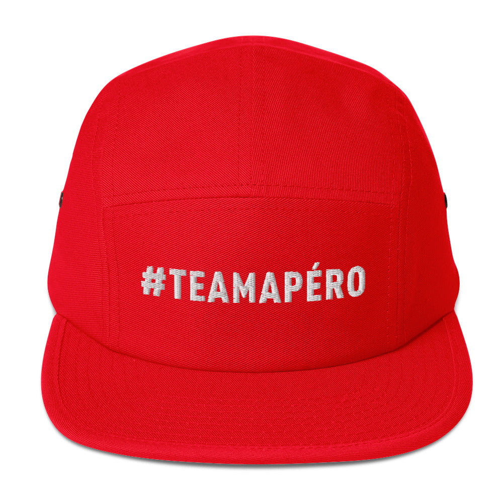 Team Apéro - Cappellino ricamato PREMIUM a 5 pannelli