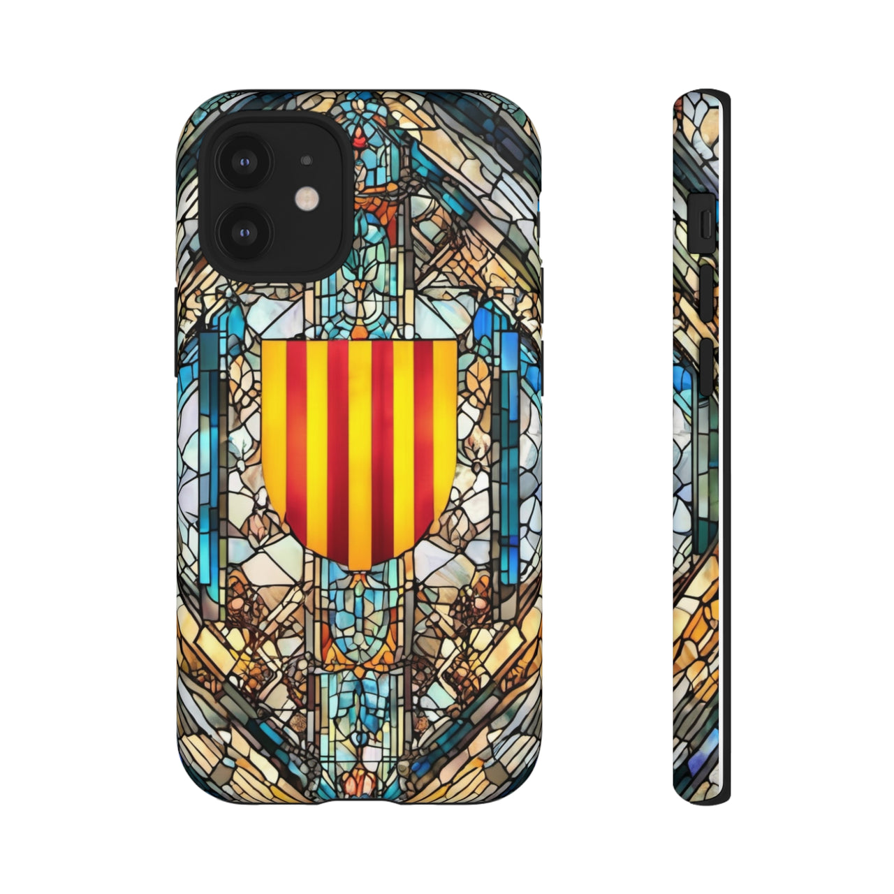 Coque Rigide iPhone - Blason provençal et vitrail - Provence