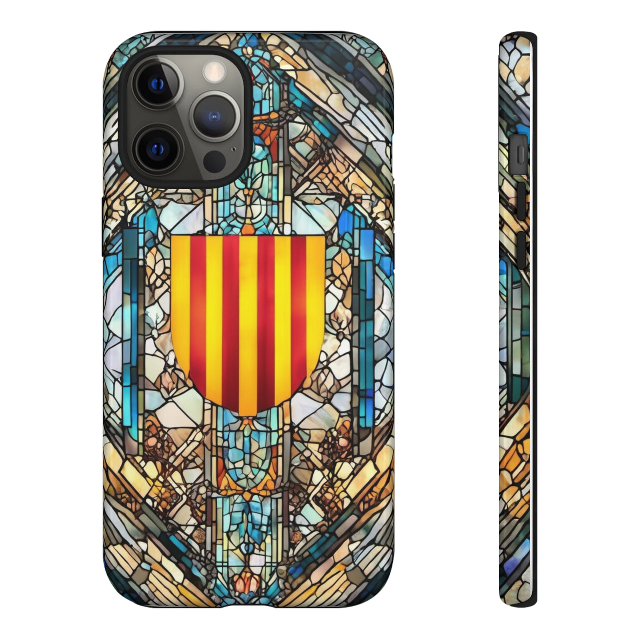 Coque Rigide iPhone - Blason provençal et vitrail - Provence