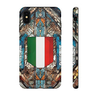 Thumbnail for Coque Rigide iPhone - Blason italien et vitrail - Italie