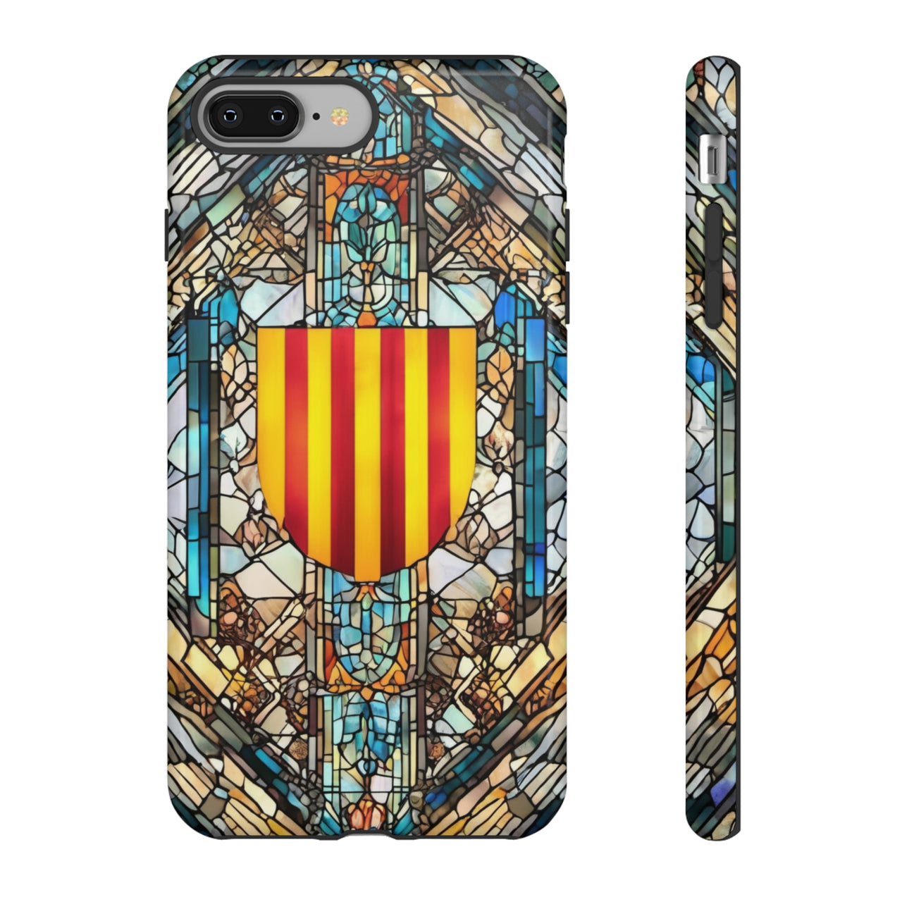 Coque Rigide iPhone - Blason provençal et vitrail - Provence