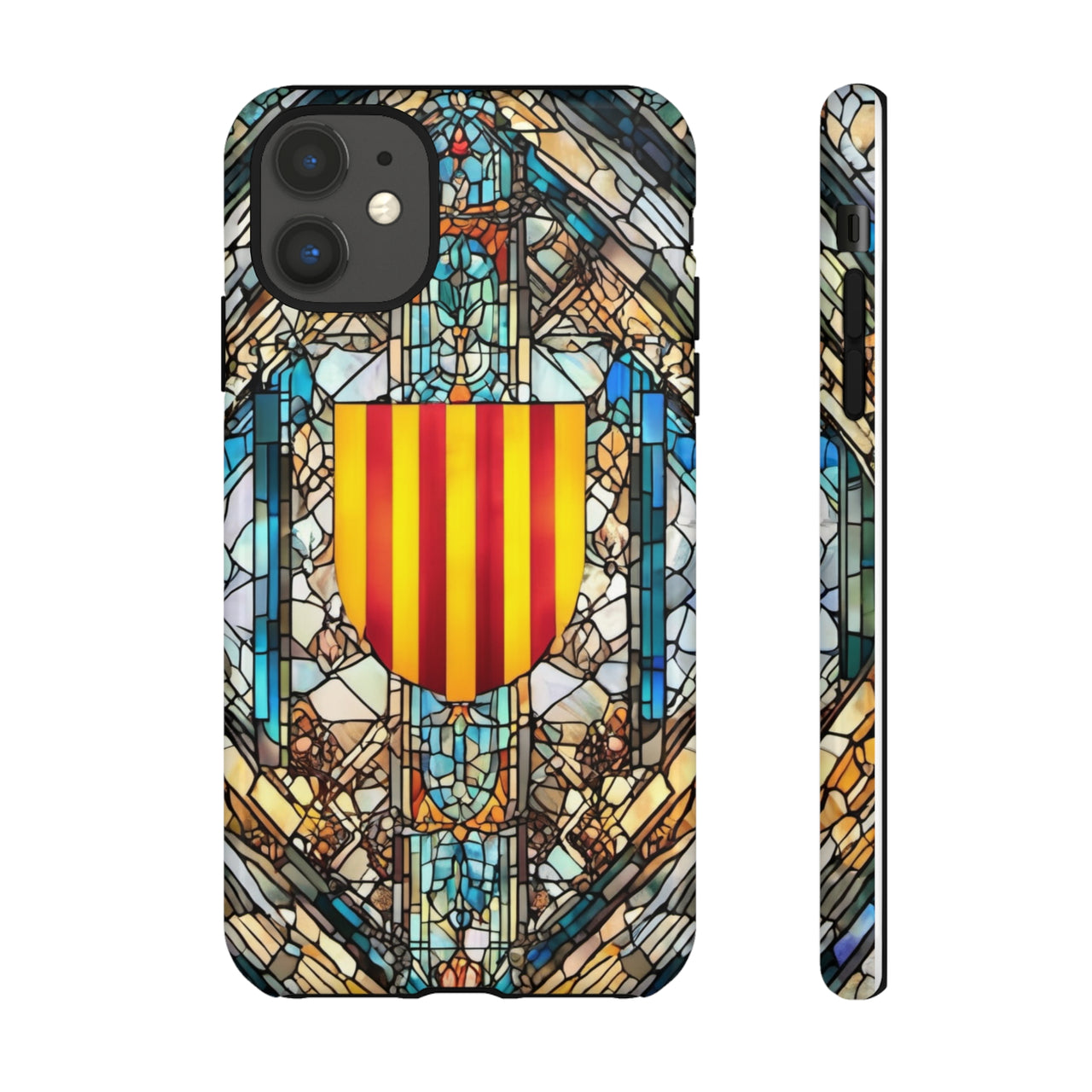 Coque Rigide iPhone - Blason provençal et vitrail - Provence