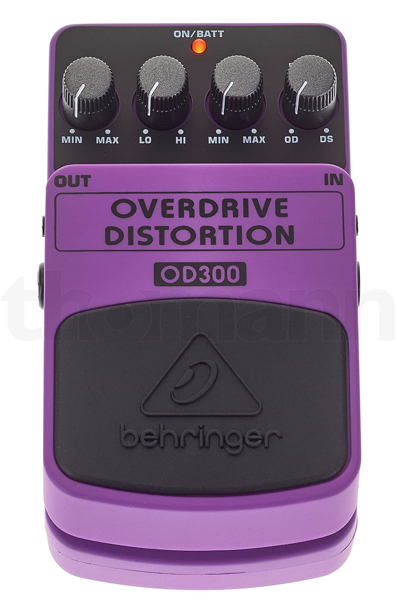 Behringer OD300 Pédale d'Effets d'Overdrive - distorsion à 2 Modes