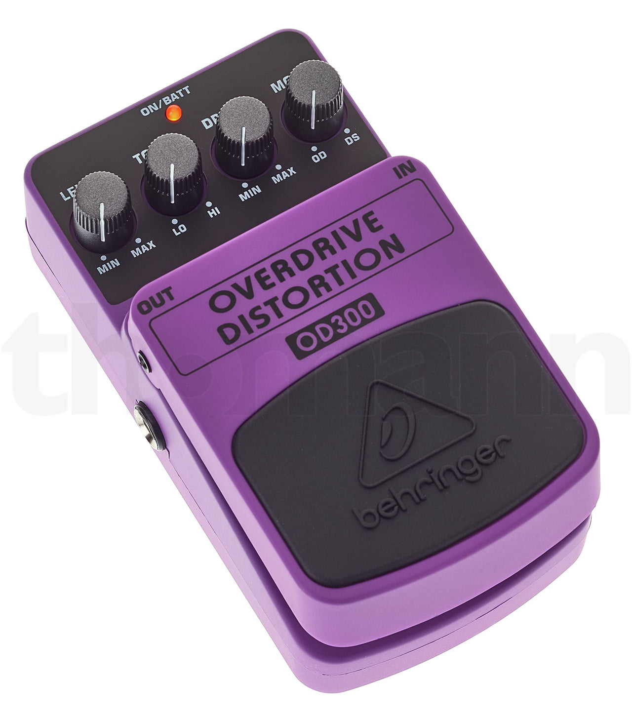 Behringer OD300 Pédale d'Effets d'Overdrive - distorsion à 2 Modes