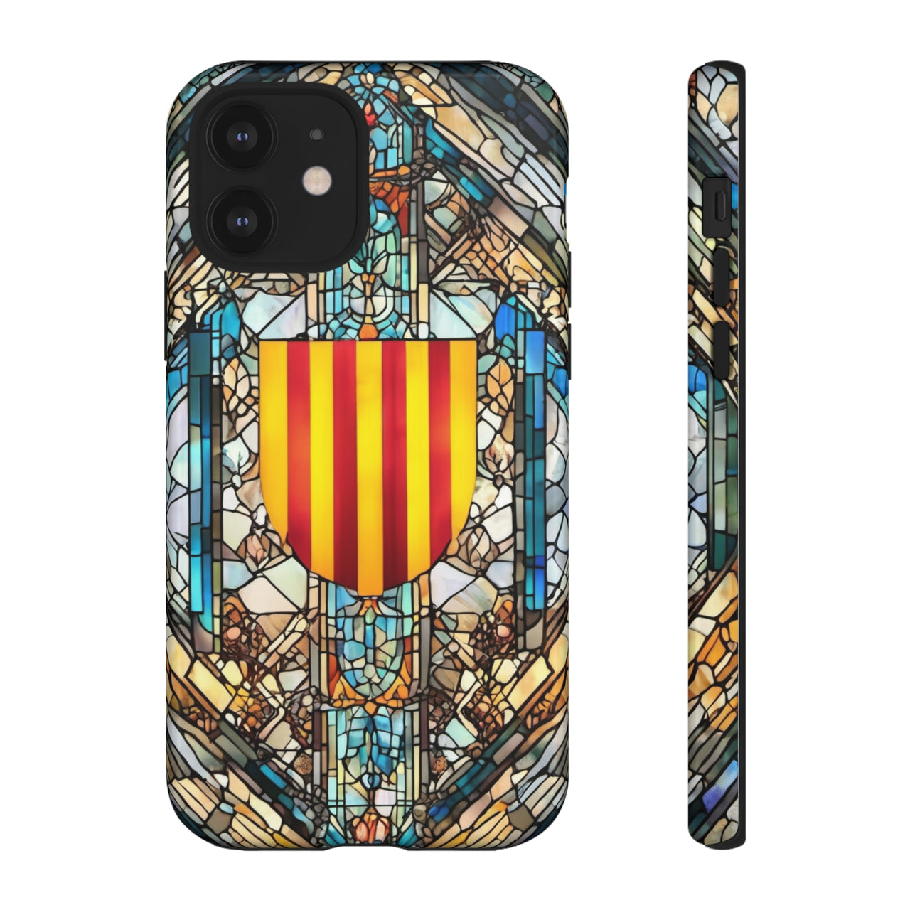 Coque Rigide iPhone - Blason provençal et vitrail - Provence