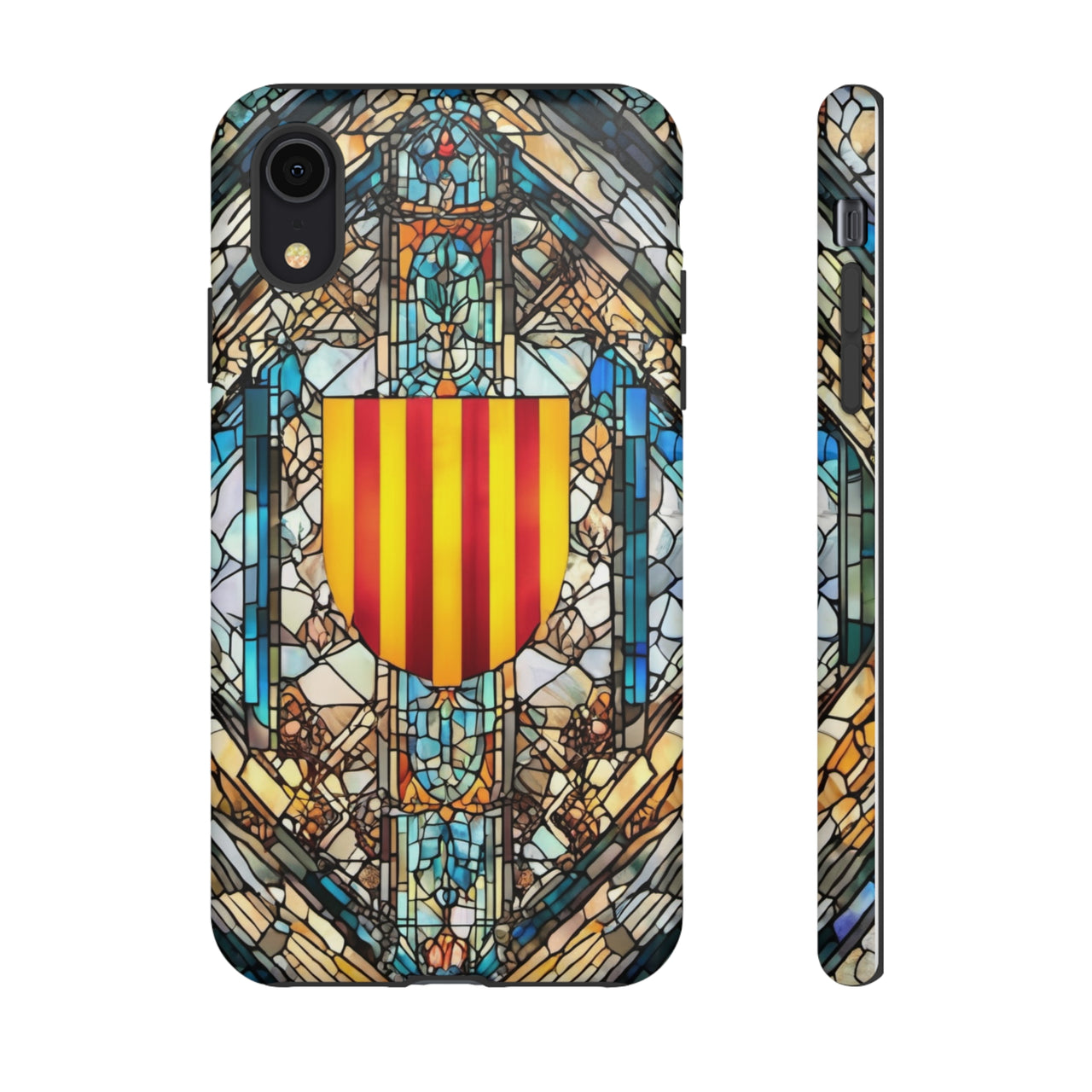 Coque Rigide iPhone - Blason provençal et vitrail - Provence