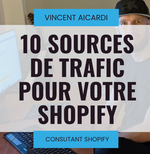 ebook gratuit - 10 sources de trafic pour votre Shopify