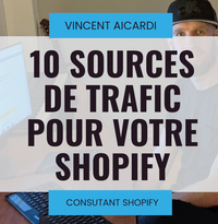 Thumbnail for ebook gratuit - 10 sources de trafic pour votre Shopify